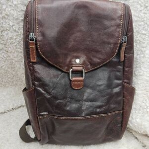 Jack Georges Voyager Brown‎ Leather Convertible Backpack